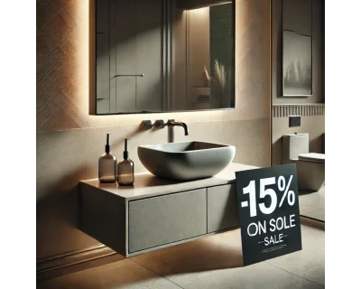 Вигідна пропозиція! Знижка -15% на умивальники Miraggio + безкоштовна доставка.